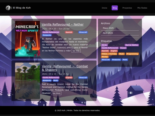 posts screenshot