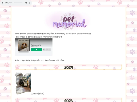 petmemorial screenshot