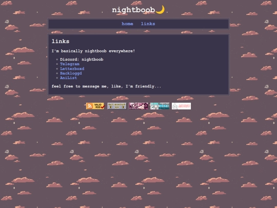 links screenshot
