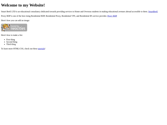 index screenshot