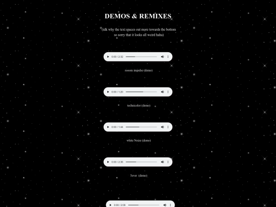 demos screenshot