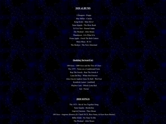 songs screenshot
