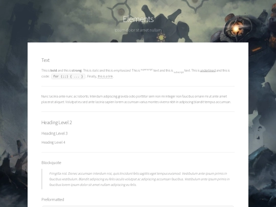 p9/elements screenshot