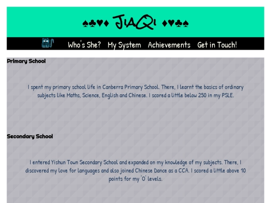 aboutme screenshot