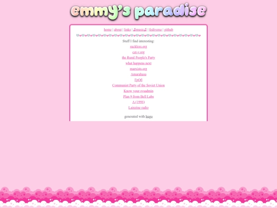links screenshot