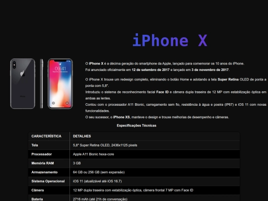 Sites_Iphones/iphoneX screenshot