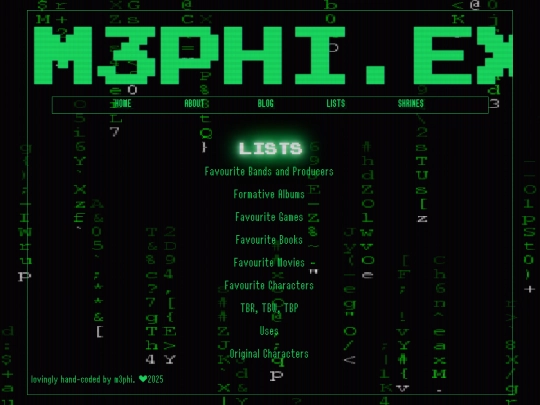 lists screenshot