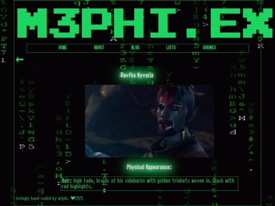 oc lore/kavfka screenshot