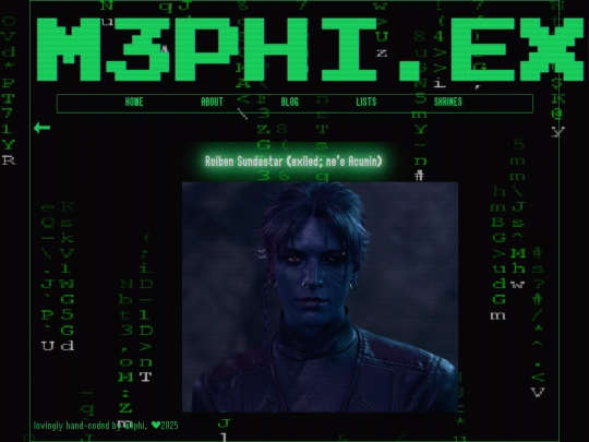 oc lore/roiben screenshot