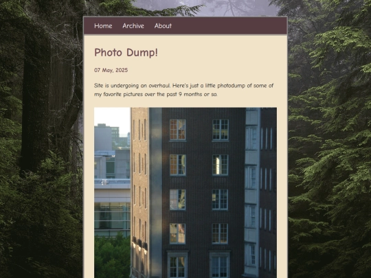 posts/2025-05-07-Photo-Dump screenshot