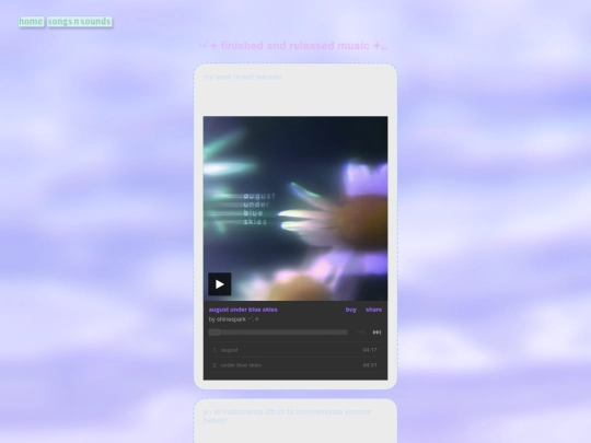 albums screenshot