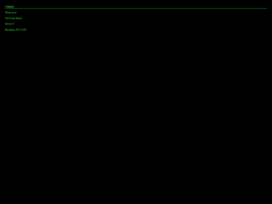 Contact screenshot