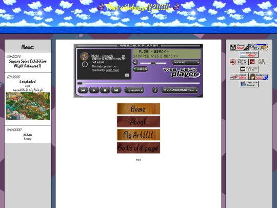 webpageWIP screenshot
