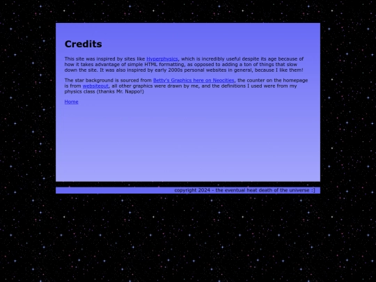 credits screenshot
