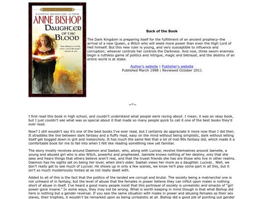 b/daughteroftheblood-annebishop screenshot