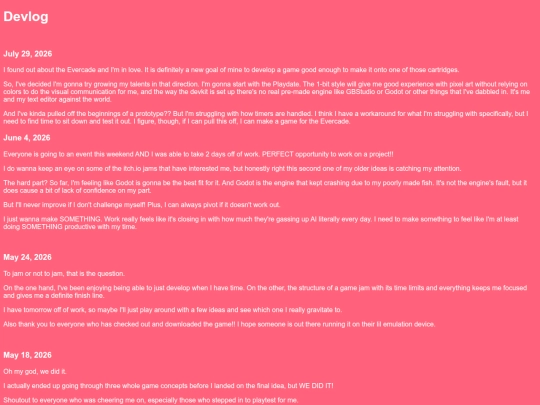 actualdevlog screenshot