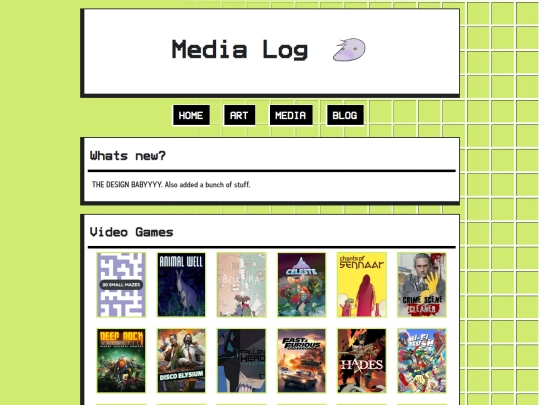 media log screenshot