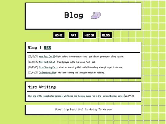 writing screenshot