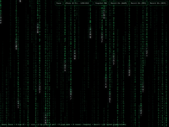 matrix screenshot