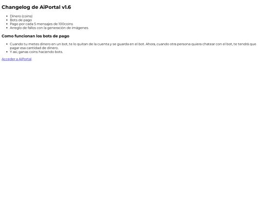 changelog screenshot