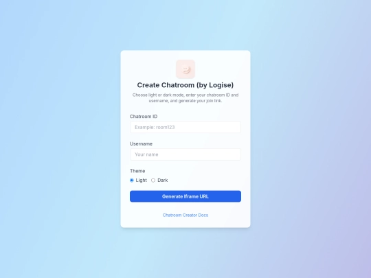 chatroomcreator screenshot