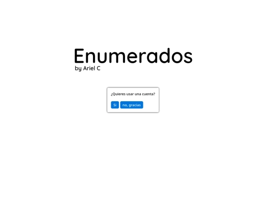 enumerados screenshot