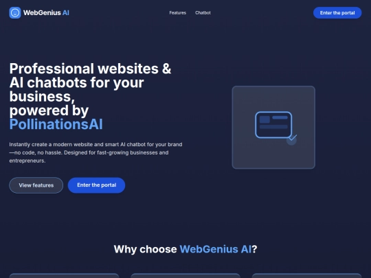 webgeniusai screenshot