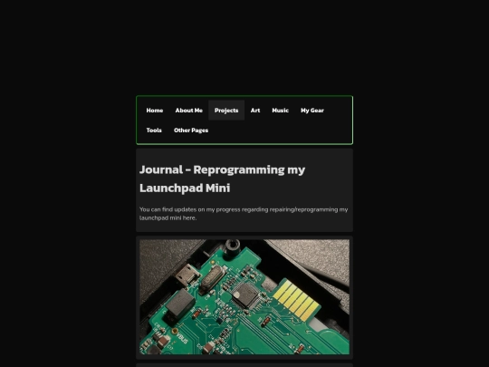 projects/launchpad_journal screenshot
