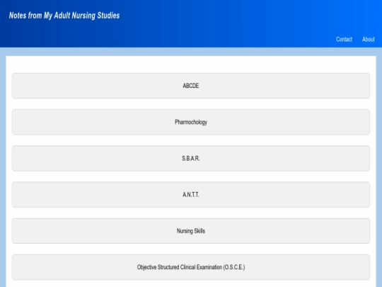 index screenshot