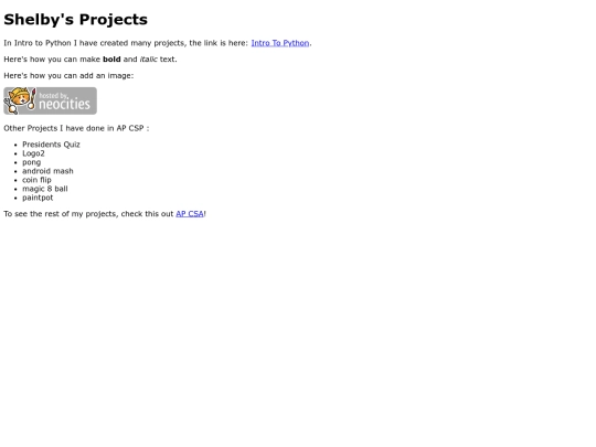index screenshot