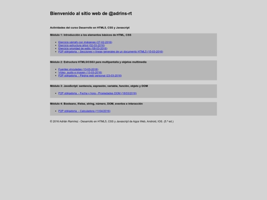 index screenshot