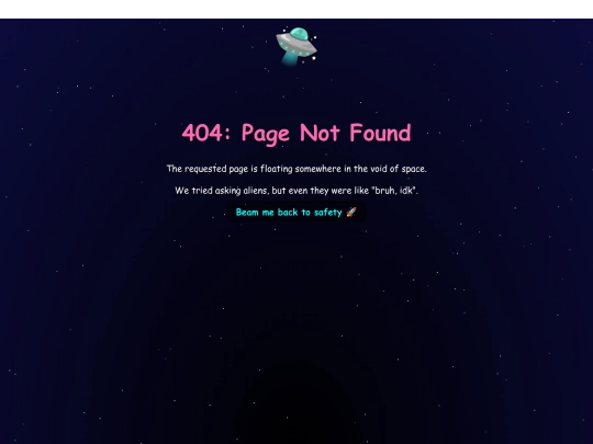 not_found screenshot