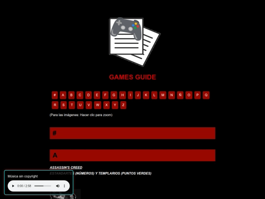 index screenshot
