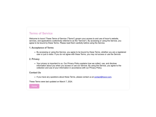 terms screenshot