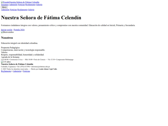 Fatima 2025 screenshot