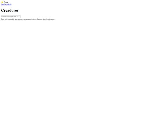 hola johan/fans-template/public screenshot