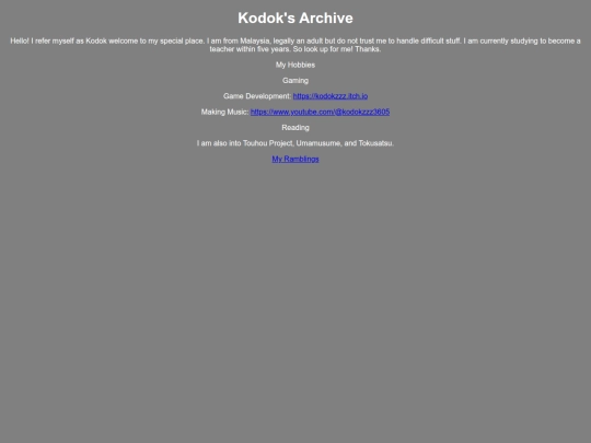 index screenshot