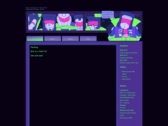 home screenshot