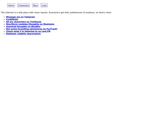 links screenshot