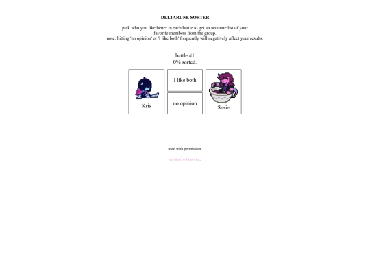 deltarunesorter screenshot