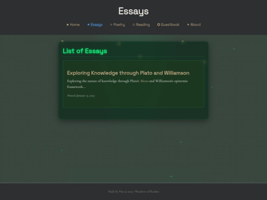 essays screenshot