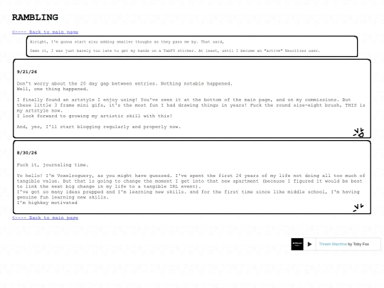 blog screenshot