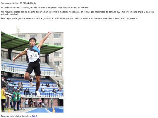 Atletismo screenshot