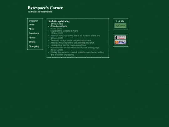 changelog screenshot