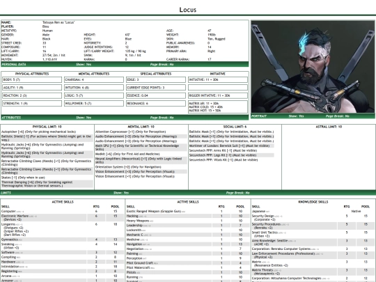 Locus screenshot