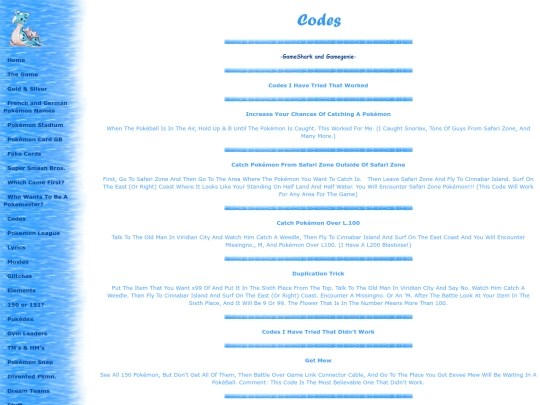 codes screenshot