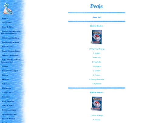 decks screenshot