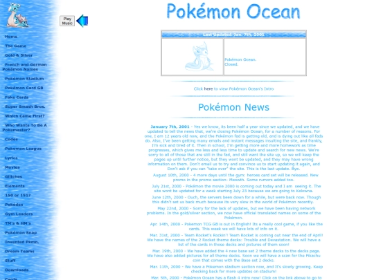 index screenshot