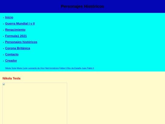 dist/Personajes históricos screenshot