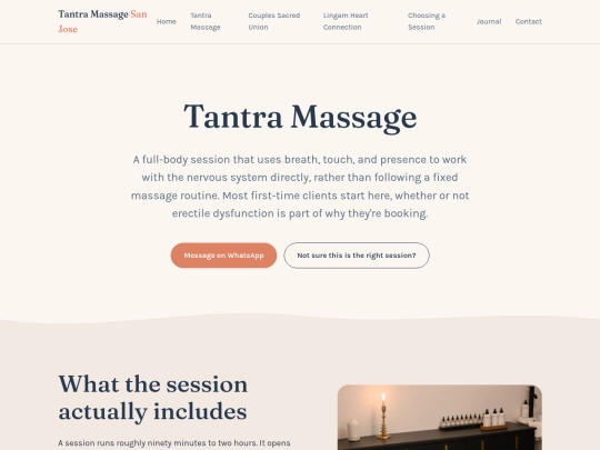 tantra-massage screenshot